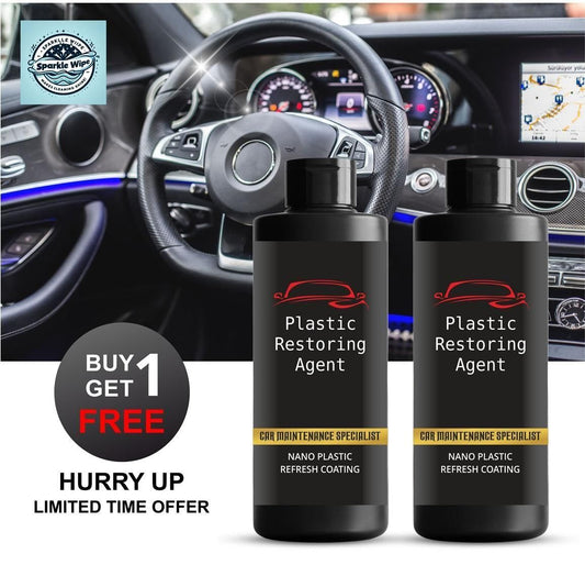 Nano Plastic Revitalizing Coating Agent for Car 100ml (Pack of 2) Buy 1 get 1 free